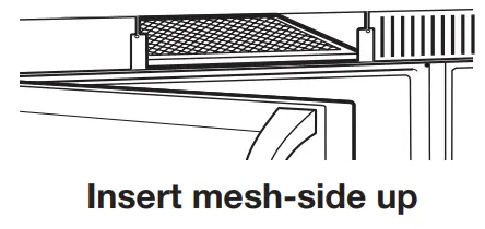 INSTALLING THE CHARCOAL FILTER
