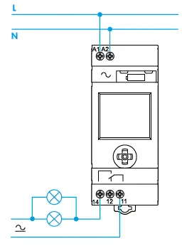 finder 12.51 Digital Time Switch Daily-Weekly Programming fig-2