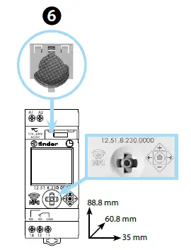 finder 12.51 Digital Time Switch Daily-Weekly Programming fig-7