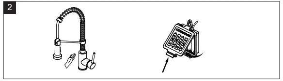 Kraus KSF-1610 Bolden Single Handle Pull Down Kitchen Faucet FIG 15