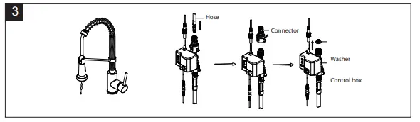 Kraus KSF-1610 Bolden Single Handle Pull Down Kitchen Faucet FIG 16