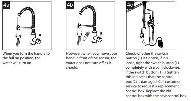 Kraus KSF-1610 Bolden Single Handle Pull Down Kitchen Faucet FIG 17