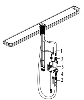 Kraus KSF-1610 Bolden Single Handle Pull Down Kitchen Faucet FIG 7