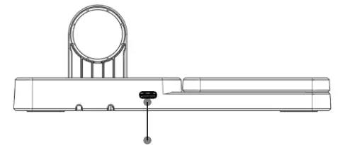 iSMART CW305 Multifunction 3in1 Wireless Charging Dock for iPhone - parts 3