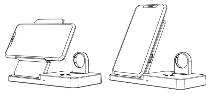 iSMART CW305 Multifunction 3in1 Wireless Charging Dock for iPhone - parts 5