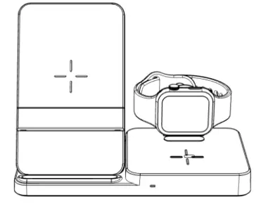 iSMART CW305 Multifunction 3in1 Wireless Charging Dock for iPhone - parts 7