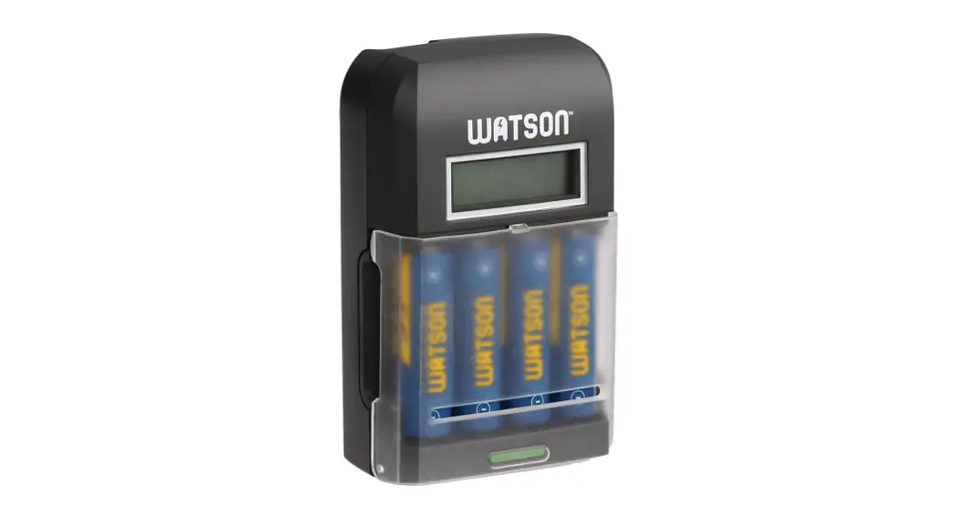 Watson Nm-4h25lcd 4-bay Rapid Charger With Lcd For Aa/aaa Nimh Or Nicd Owner's Manual
