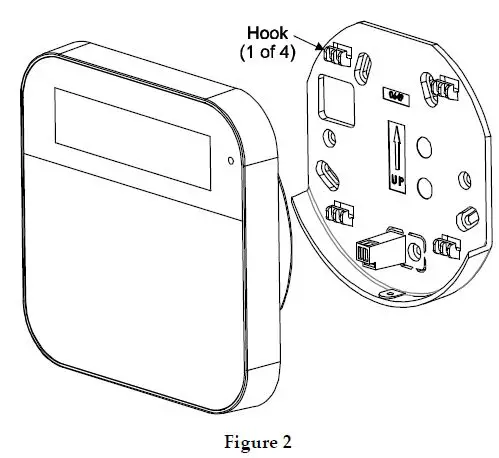 RISCO EL-5829 2-Way Wireless LCD Keypad-FIG2