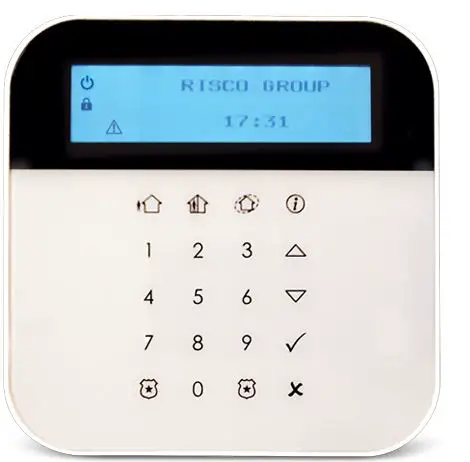 RISCO EL-5829 2-Way Wireless LCD Keypad-PROD