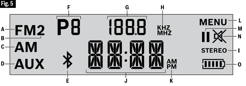 BOSCH GPB18V 2C 18V Compact Jobsite Radio with Bluetooth - fig 5