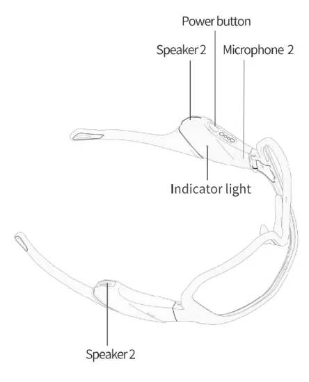318 Rhya Audio Sport Sunglasses with Polarized Lenses & Bluetooth Connectivity - overview2