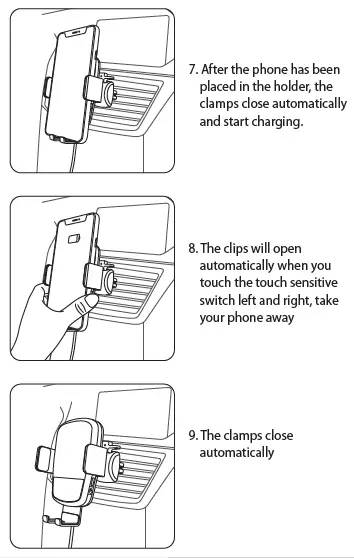 SIIG-5338509-Auto-Clamping Wireless-Charger-Mount-fig-6