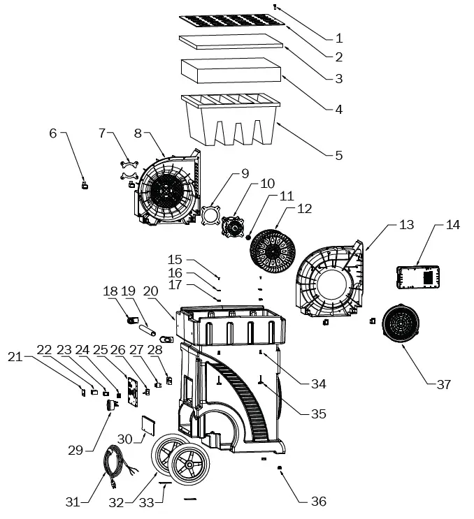 XPOWER-AP-2500D-Air-Filtration-System-1