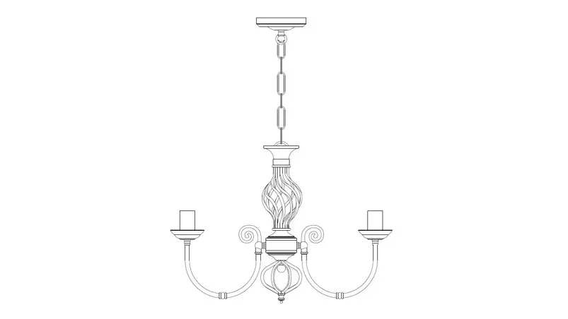 Johan Lewis Malik 5lt Ceiling Chandelier User Manual