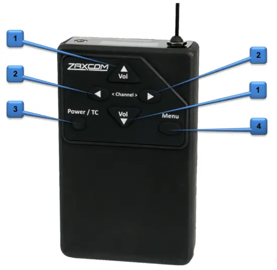 ZAXCOM URX50 UHF IFB Audio Receiver