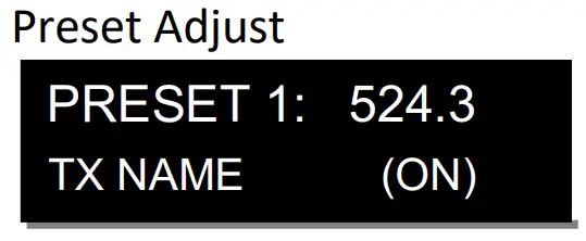 ZAXCOM URX50 UHF IFB Audio Receiver - Adjust