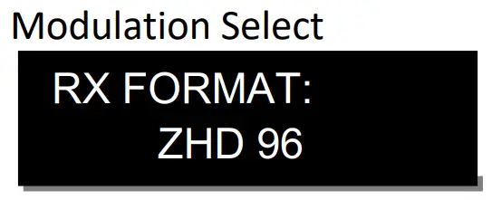 ZAXCOM URX50 UHF IFB Audio Receiver - Modulation