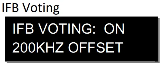 ZAXCOM URX50 UHF IFB Audio Receiver - Voting