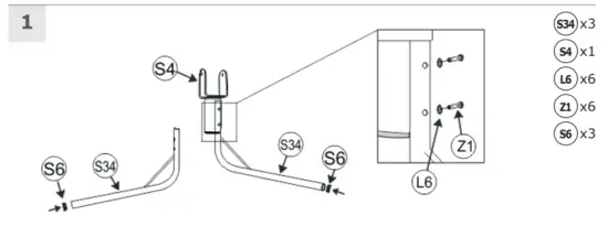COSTWAY OP3299 360 Degree Rotating Seesaw - fig