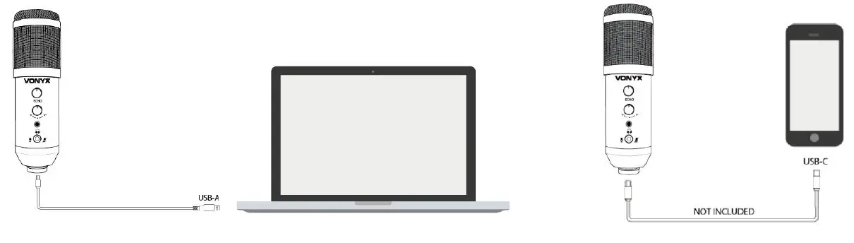 VONYX CM320W Studio Microphone USB-FIG2