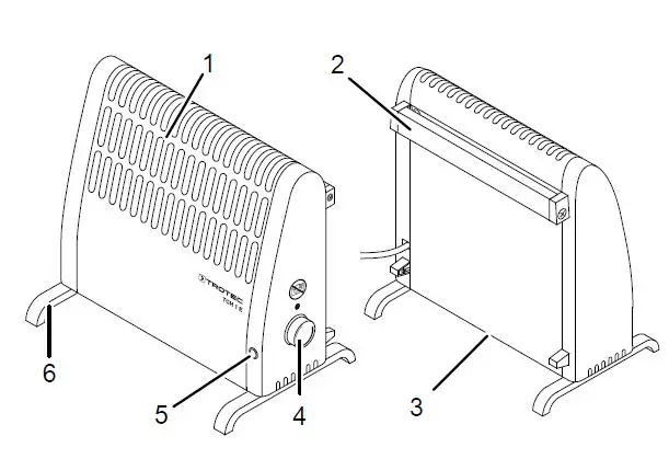 TROTEC TCH 1 E Convector logo