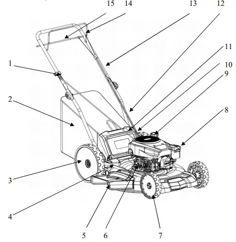 POWERSMART 22 3 In 1 Gas Self Propelled Lawn Mower your lawn