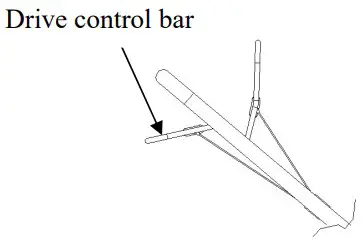 POWERSMART 22 3 In 1 Gas Self Propelled refuel CONTROL BAR
