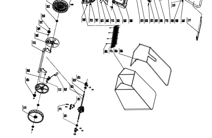 POWERSMART 22 3 In 1 Gas Self Propelled refuel PARTS LIST2
