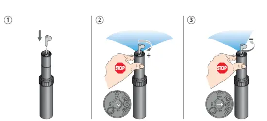 claber 90152 Medium-Jet Turbine Sprinklers with Interchangeable Nozzles 2