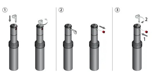 claber 90152 Medium-Jet Turbine Sprinklers with Interchangeable Nozzles 4