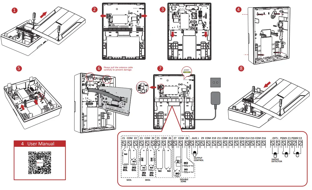 HIKVISION-AX-PRO-M2H-Hybrid-Wireless-Alarm-Control-Panel-3