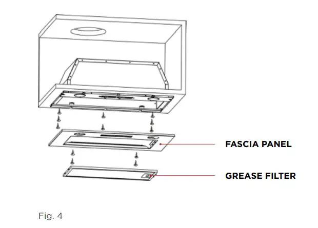 kogan 52cm Undermount Rangehood Instruction Manual - Figure 4