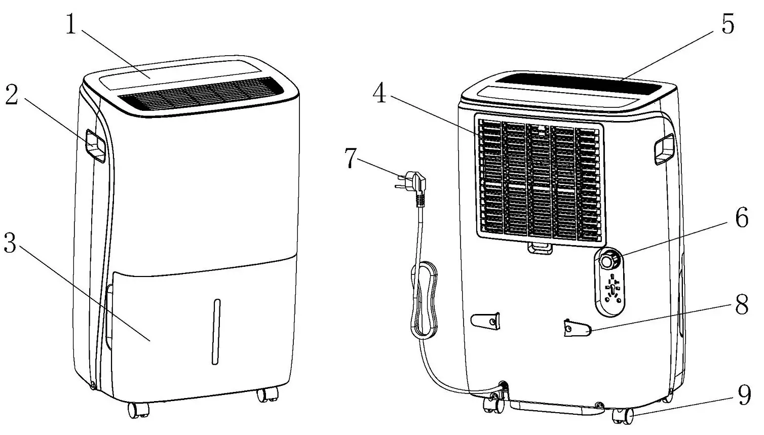 FREONIC FHCD351AWG Dehumidifier - PRODUCT OVERVIEW