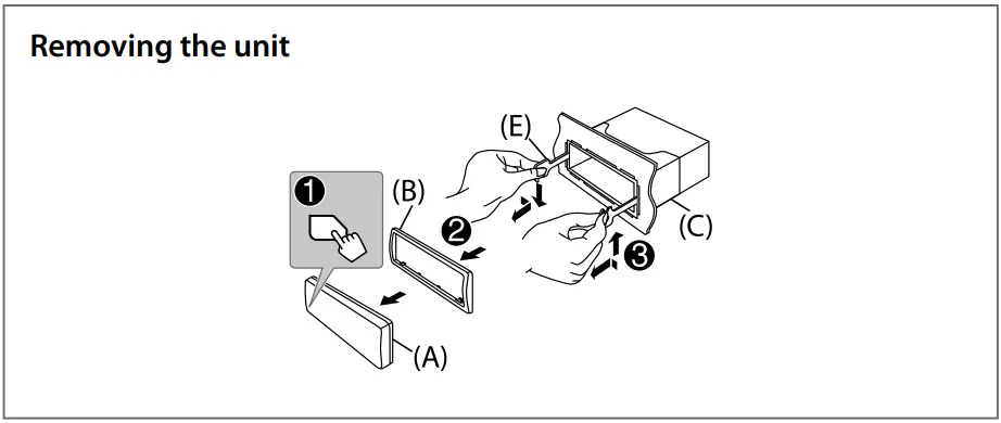 JVC KD T925BTS Bluetooth Car Stereo Receiver - fig3