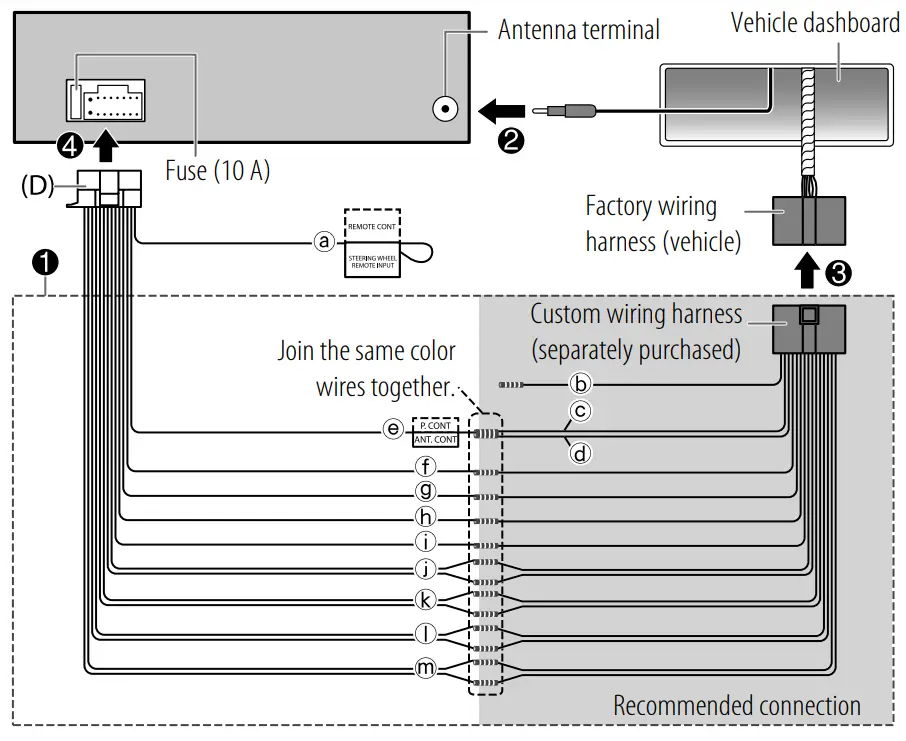 JVC KD T925BTS Bluetooth Car Stereo Receiver - fig4
