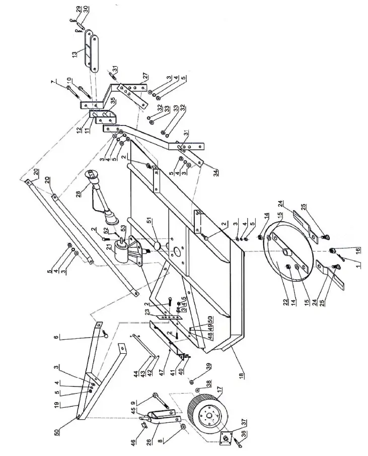 BRABEREQ BE-RCXXXG Rear Mount Rotary Cutters fig 8