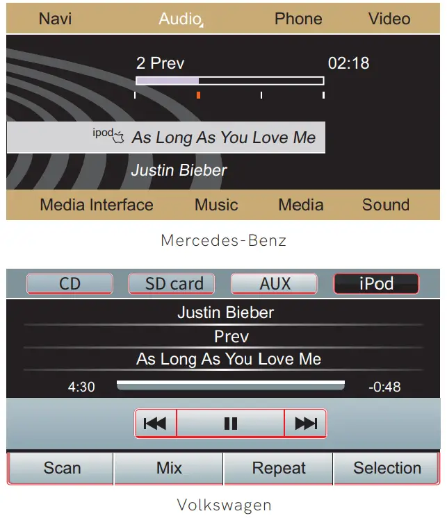 CHOOCL 3000A Audi2G Bluetooth 5 0 aptX HD Car Adapter Compatible - fig9