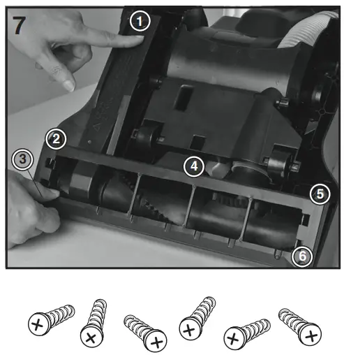 Replace brushroll or belt