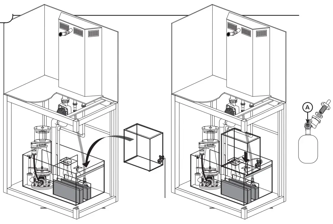 Blue Marine N4055043 Reef 200 Aquarium Complete with Aluminum Furniture - figure 13