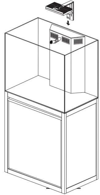 Blue Marine N4055043 Reef 200 Aquarium Complete with Aluminum Furniture - figure 14
