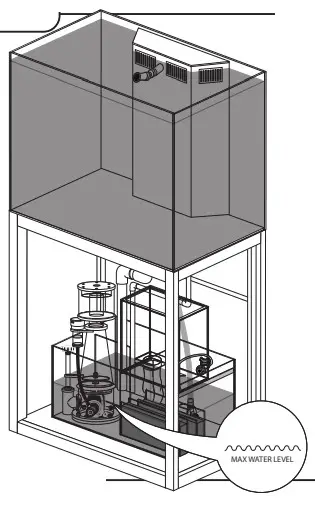 Blue Marine N4055043 Reef 200 Aquarium Complete with Aluminum Furniture - figure 16