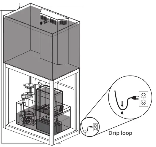Blue Marine N4055043 Reef 200 Aquarium Complete with Aluminum Furniture - figure 17