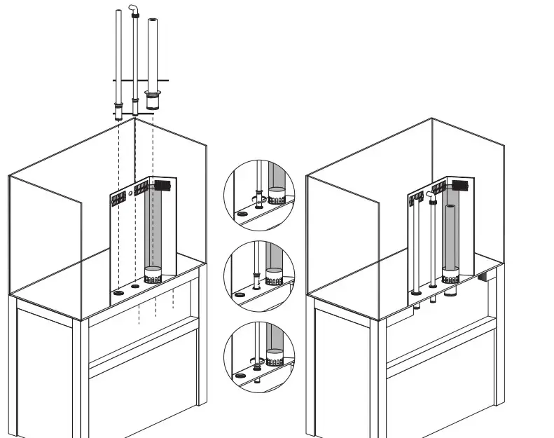 Blue Marine N4055043 Reef 200 Aquarium Complete with Aluminum Furniture - figure 4