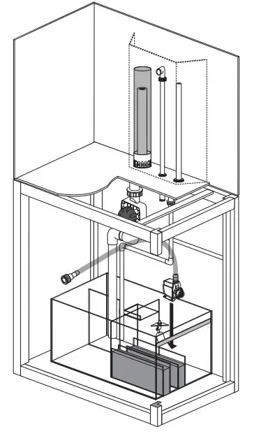 Blue Marine N4055043 Reef 200 Aquarium Complete with Aluminum Furniture - figure 9