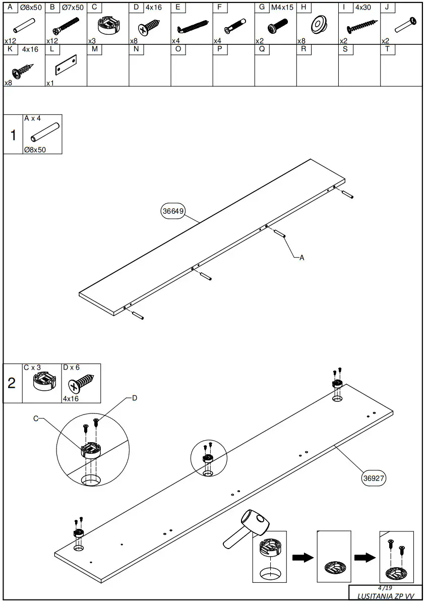 FORMA IDEALE 11011471 Shelf Lusitania ZP VV - figure 4