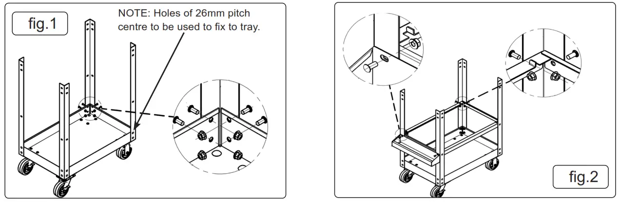 SEALEY AP890MHV HEAVY DUTY MOBILE TOOL &amp PARTS TROLLEY WITH 5 DRAWERS - fig1