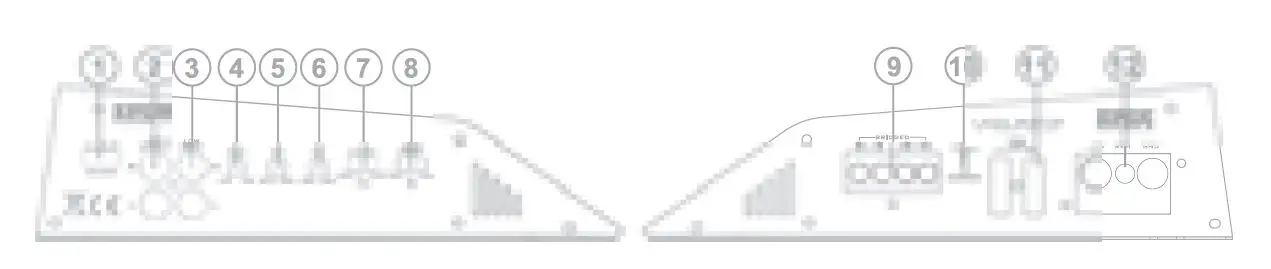 EDGE DBX Series 4 Channel 1600 watts Amplifier 4