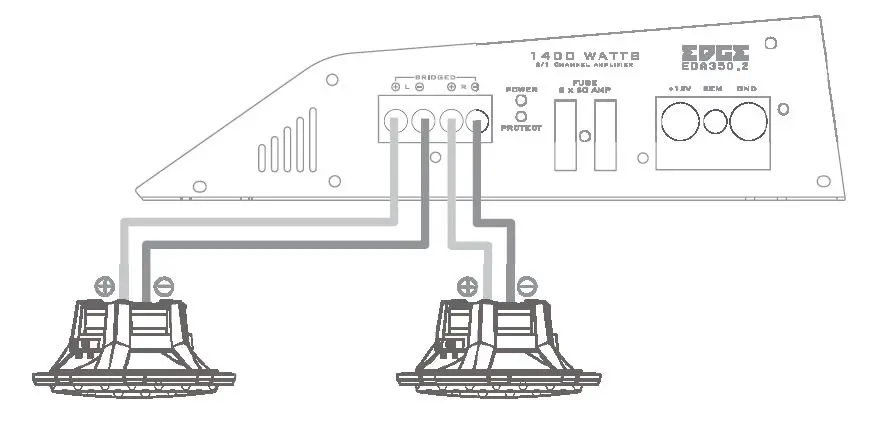 EDGE DBX Series 4 Channel 1600 watts Amplifier 5