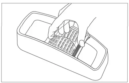 AT T TRIMLINE Memory telephone 210 -Directory card