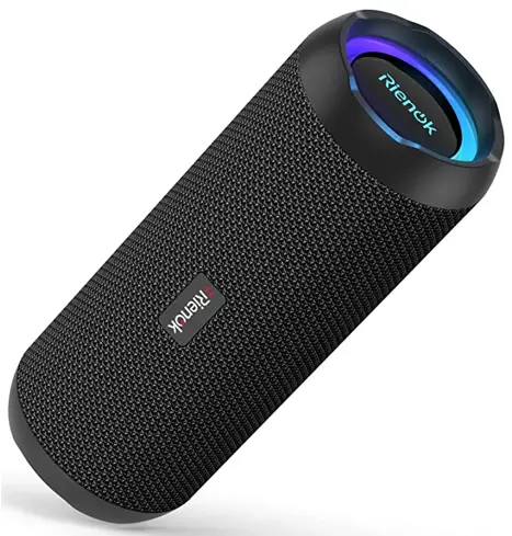 W-KING BT231 Cylinder Bluetooth Speaker Cover with Fabric Grill -